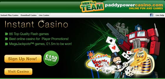 casino free game online paddypower in America