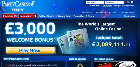 Party Casino Offer