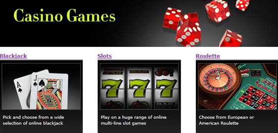 Intercasino Casino Games