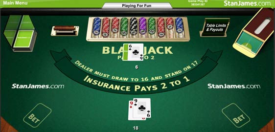 Stan James Casino Blackjack